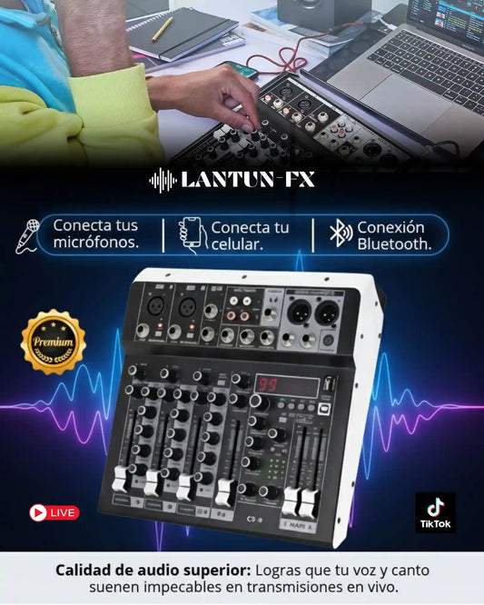 CONSOLA PROFESIONAL 4 CANALES (LIVE & EVENTOS)
