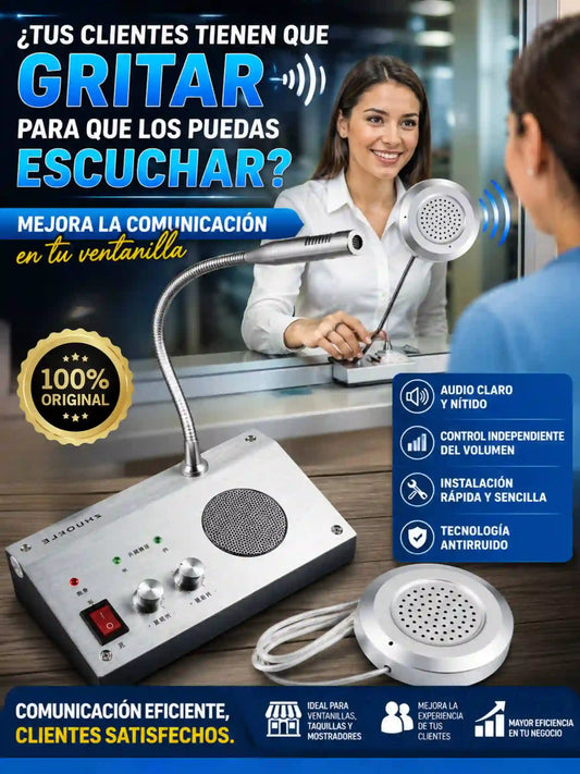 INTERCOMUNICADOR PARA VENTANILLAS