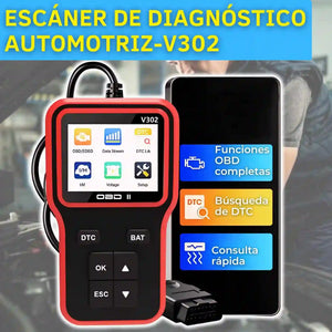 ESCÁNER DE DIAGNÓSTICO AUTOMOTRIZ-V302 F-S
