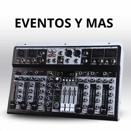 CONSOLA DE 8 CANALES