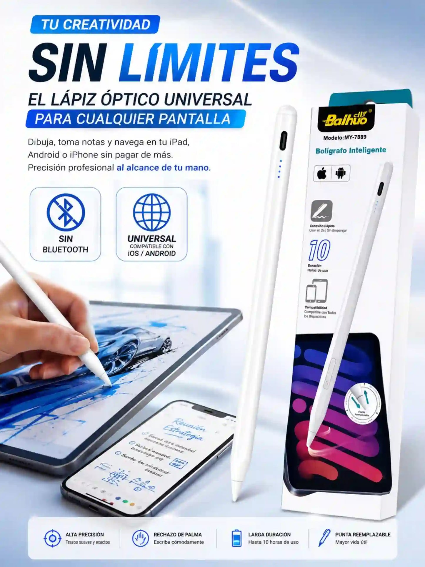 LÁPIZ ÓPTICO UNIVERSAL