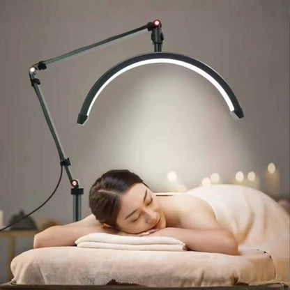 LÁMPARA LED DE MESA MEDIA LUNA