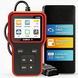 ESCÁNER DE DIAGNÓSTICO AUTOMOTRIZ-V302 F-S