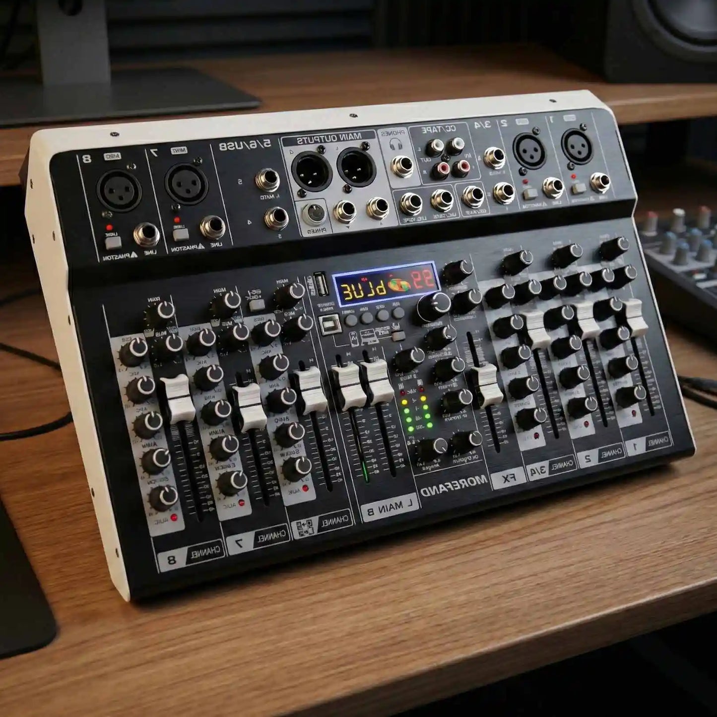 MEZCLADORA DE AUDIO DE 8 CANALES EDICION LIMITADA