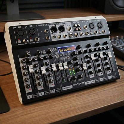 MEZCLADORA DE AUDIO DE 8 CANALES EDICION LIMITADA