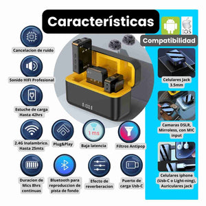 MICRÓFONOS INALÁMBRICOS SX12