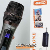 MICRÓFONO INALÁMBRICO DUAL - KIMISO KMS-902MC t-s