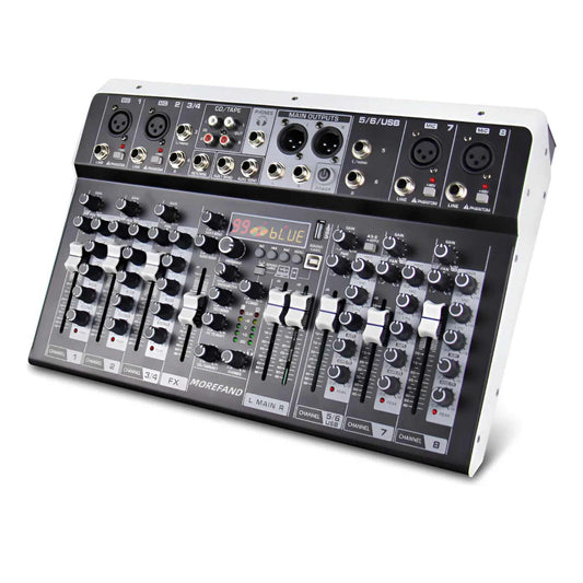 CONSOLA DE AUDIO PROFESIONAL DE 8 CANALES