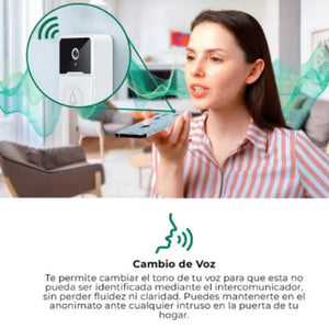 TIMBRE WIFI CON CAMARA