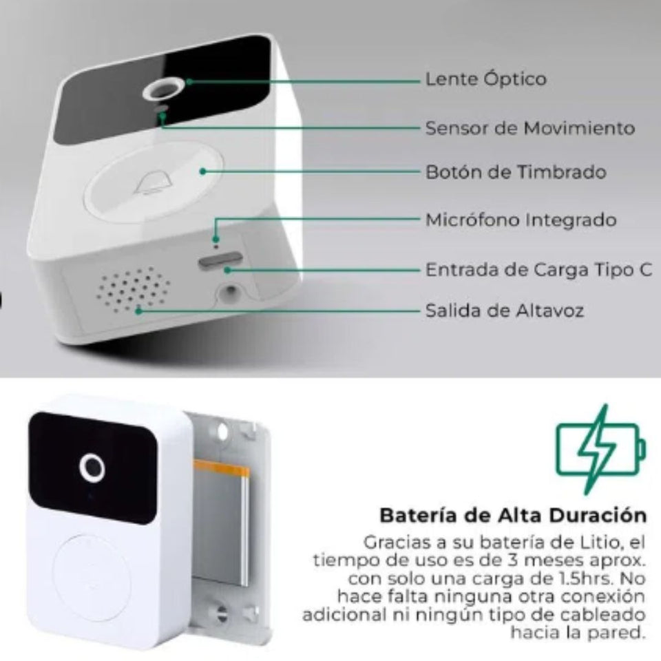 TIMBRE WIFI CON CAMARA