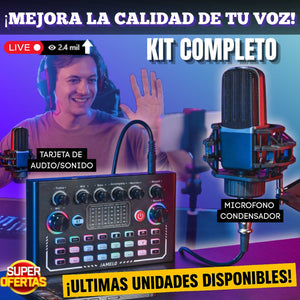 CONSOLA LIVE PRO ¨F009¨- VOZ/MUSICA/EFECTOS +