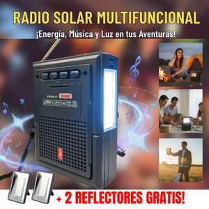 RADIO SOLAR MULTIFUNCIONAL 3 EN 1